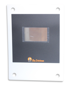 Front foil 5" vertical f/housing medium 380x280